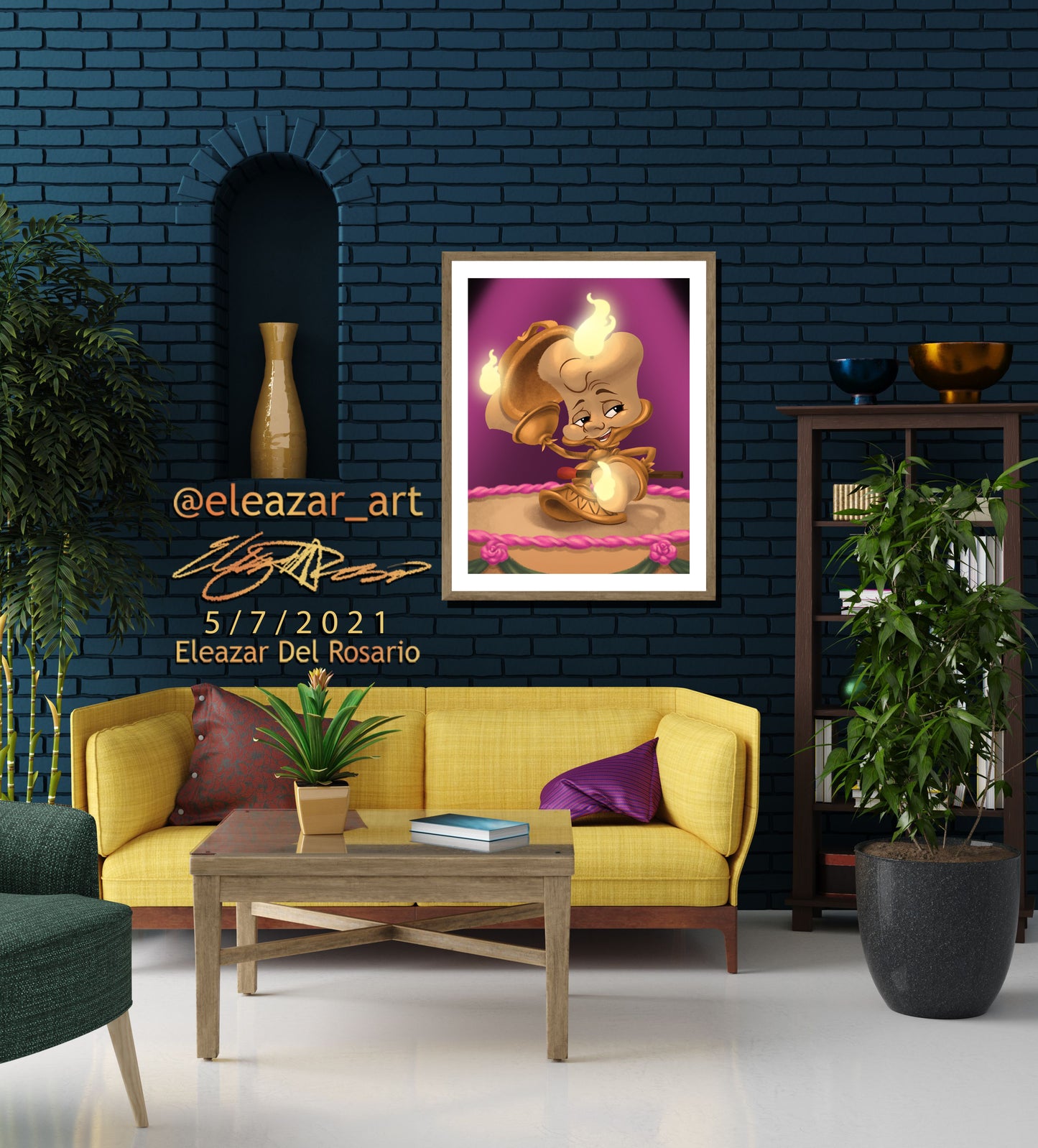"Lil Lumiere: Be Our Guest" | Signed and Numbered Edition