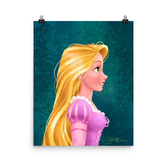 "Princess Profile Sunshine" | Signed and Numbered Edition